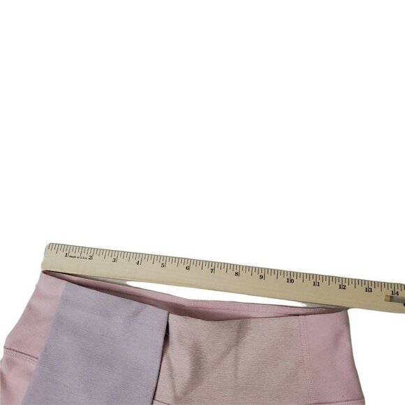 Outdoor Voices Leggings Small Tri-Tone 7/8 Tulip‎ Dahlia Wisteria Pink NWT - Picture 7 of 9